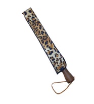Otomatik Açılır Leopar Desenli Şemsiye, Kapalı 40 cm, Çap 95 cm