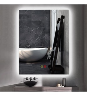 70x100(h) cm Buğu Çözücülü Dokunmatik Işıklı Ledli Banyo Aynası