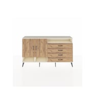 Arges Konsol 5 Raflı 4 Çekmeceli 2 Kapaklı 176x30x99 Aytaşı-Çam