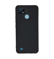 Realme C21 Kılıf Nano içi Kadife Silikon - Lacivert