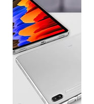 Samsung Galaxy T970 Tab S7 Plus 12.4 inç Uyumlu Anti Şeffaf Silikon Kılıf