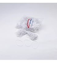 Fuyaku Füze Kilitli İp Klips Mumlu Beyaz 22.5 cm (1.000 Adet)