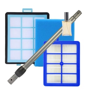 Philips Uyumlu Fc 8760 Süpürge Borusu Ön Filtre Filtre Hepa Filtresi