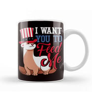 Feed Ferret US American Flag Ferret Lover Animal Fans Zoo Kupa Bardak Porselen