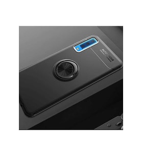 Samsung Galaxy A7 2018 Uyumlu Kılıf Zore Ravel Silikon Kapak (Siyah)