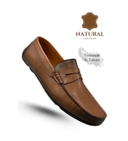 Sermoda Erkek Loafer - Hakiki Deri Rok Loafer Erkek Ayakkabı Taba