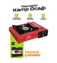 Portatif Kamp Ocağı 2.3kw Taşınabilir Tekli Gazlı Ocak Rüzgar Geçirmez