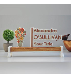 Ofis İsimliği 2 , Masa isimliği, İsimlik , Meslek İsimliği (Model 16)