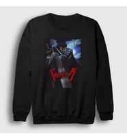 Presmono Unisex Siyah Night Anime Berserk Sweatshirt 126428tt
