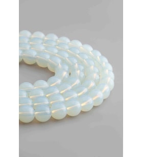 Cam Opal Taşı Küre Kesim Parlak 10mm Dizi