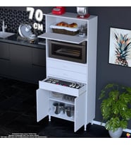 Eliusta Vario 70 cm Çok Amaçlı Mutfak, Bakliyat ve Kahve Köşesi Organizer Modülü - Fırın Uyumlu(70x194x32cm)