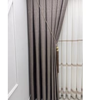 NİVEMESHOME ELİS TOPRAK FON PERDE 1/3 SIK PİLELİ PERDE APM