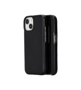 Bouletta Apple iPhone 15 Uyumlu Deri Arka Kapak F360 RST1 (Siyah)