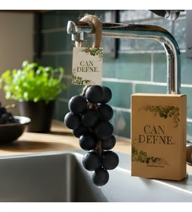 Üzüm Şeklinde El Yapımı Doğal Sabun – Aromatik Kokulu Dekoratif Banyo Sabunu (Siyah)