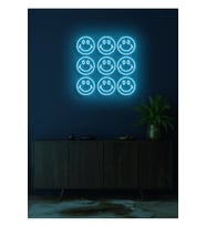 Gülücük Figürlü Neon Tabela