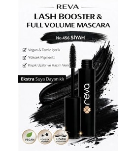 Lash Booster & Full Volume Color Maskara Black-Tam Hacim & Uzatan Renkli Maskara Siyah 456