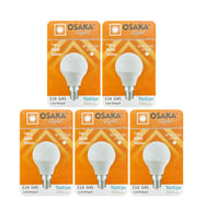 (5 Adet) Osaka 7W (50W) Beyaz Işık E14 Duylu (İnce Duy) Led Mini Ampul