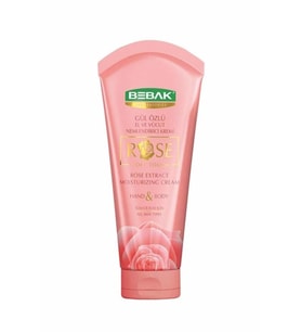Bebak El ve Vücut için Gül Özlü Nemlendirici Krem 200 ml Tüp