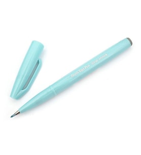 Pentel Brush Sign Pen PALE BLUE 
