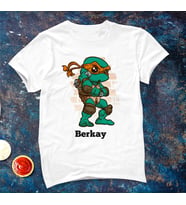 Ninja Kaplumbağalar Tişörtü ( Çocuk - Büyük ) Kişiye Özel