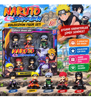 NARUTO Oyuncak Figürler 5 Li Karakter Set SASUKE NARUTO KAKASHİ GAARA İTACHİ