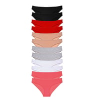 12 adet Süper Eko Set Likralı Kadın Slip Külot Set