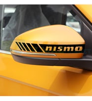 Nissan Nismo Yan Dikiz Ayna Şerit Oto Sticker Etiket Yapıştırma Çıkartma 3 Çift ( 20 X 2 Cm Ölçü )