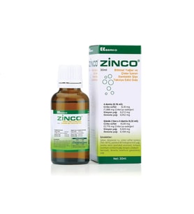Bİtkisel Yağlar Ve Çinko İçeren Damlalıklı Şişe Takviye Edici Gıda 30 ml