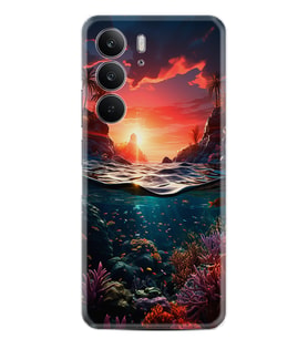 Realme C75 Kılıf Boutique Baskılı Resimli Okyanus Pcode -067