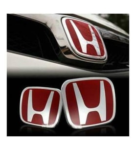 Honda Civic FD6 Kırmızı Ön Arka Logo Amblem 2006-2011