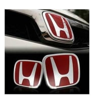 Honda Civic FD6 Kırmızı Ön Arka Logo Amblem 2006-2011