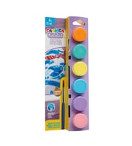 CARIOCA 40485 TEMPERA PASTEL RENKLER FIRÇALI 25 ML SULUBOYA 6'LI