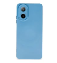 Oppo A38 Kılıf Nano İçi Kadife Silikon - Mavi
