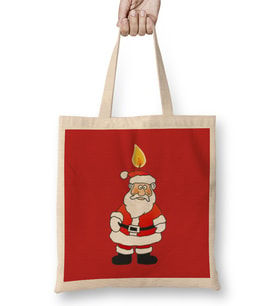 Santa Claus Bez Çanta Uzun Saplı