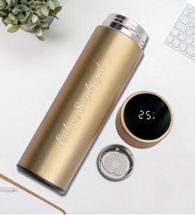 Kişiye Özel 500 ML Gold Renk Dereceli Termos
