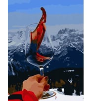 Dorukta Olmanın Zevki Sayılarla Boyama Seti(40x50 cm Tuval Şasesine Gerili)