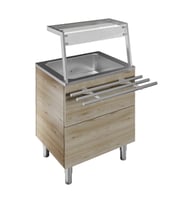 Electrolux Professional Bir Adet Müşteri Tarafında Boru Tip Paslanmaz Çelik Tepsi Kaydırma, Y=900 Mm F11C2AF01W