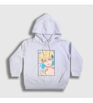 Presmono Unisex Çocuk Beyaz Chifuyu Anime Tokyo Revengers Kapüşonlu Sweatshirt 241030tt