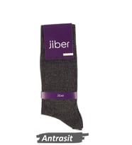 Jiber Erkek Modal Likralı Uzun  Çorap 5100 - 6 Adet (Antrasit)
