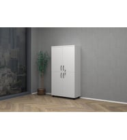 Vena Tam Kapak Ofis Dosya Dolabı 80x35x150cm (Beyaz)