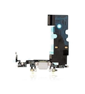 iPhone 8 Şarj Soketi Mikrofon Filmi Flex Beyaz Renk