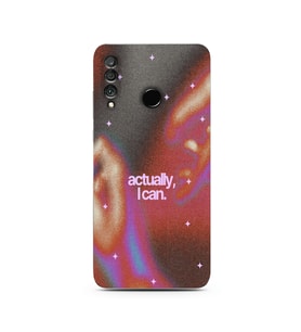Huawei P30 Lite Uyumlu Baskılı Yumuşak Silikon Şeffaf Telefon Kılıfı