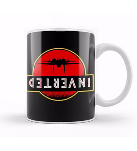 Top Gun Jurassic Park Inverted Kupa Bardak Porselen