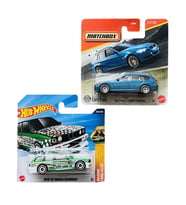 2 Araç Set - Hot Wheels BMW M3 Wagon - Yeşil & Matchbox 2012 Bmw 3 Series Touring - Mavi (1/64) JBB48 - JBR71