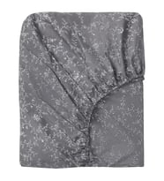 IKEA KOPPARRANKA koyu gri 140x200x26 cm lastikli çarşaf (tek parça)