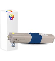 PlusPrint C301 Oki MC342DN Muadil Toner Sarı Renk