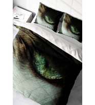 Cateye 3d Pamuk Saten Çift Kişilik Nevresim Takımı