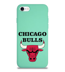 Apple iPhone SE 2022  Lansman Kılıf Chicago Bulls Tasarımlı Altı Kapalı İçi Kadife Kaplı  Kapak (Şeffaf)
