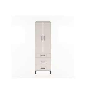 Hyperion Dolap 2 Raflı 3 Çekmeceli Tek Askılı 60x44x195 Aytaşı-Aytaşı