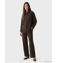 LCW Modest Kahverengi Kadın Gömlek Tunik